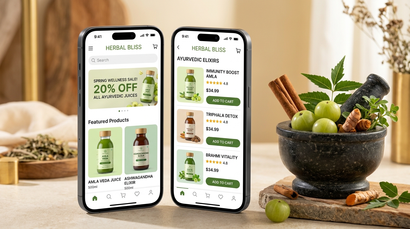Indravaruni Mobile App Experience