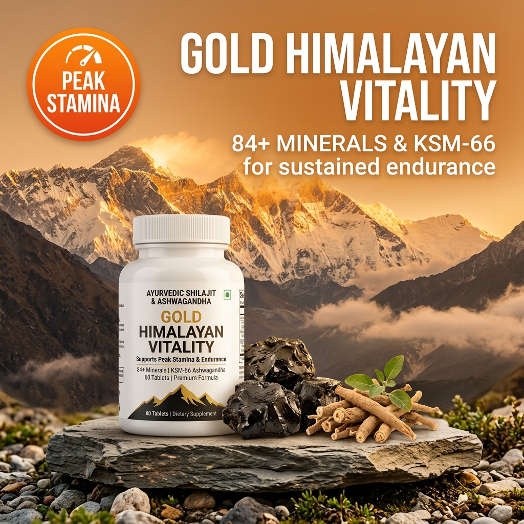Shilajit Ashwagandha Tablet promotional banner