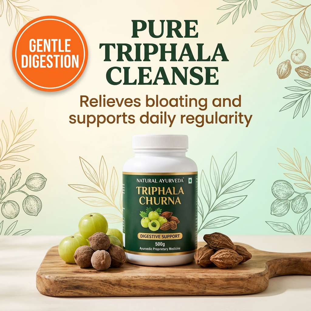 Triphala Churna promotional banner